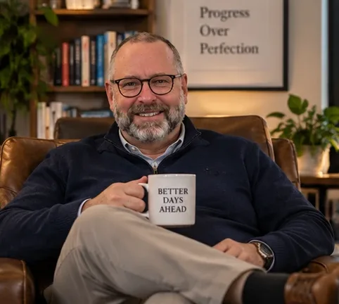 Dr. Steve Tutty in his office